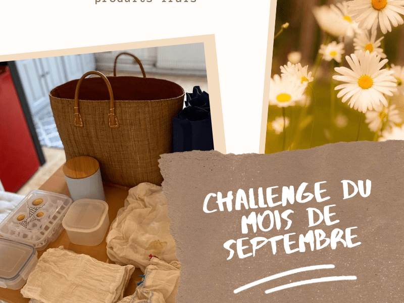 Challenge du Mois de Septembre : Acheter en vrac ses produits&nbsp;frais